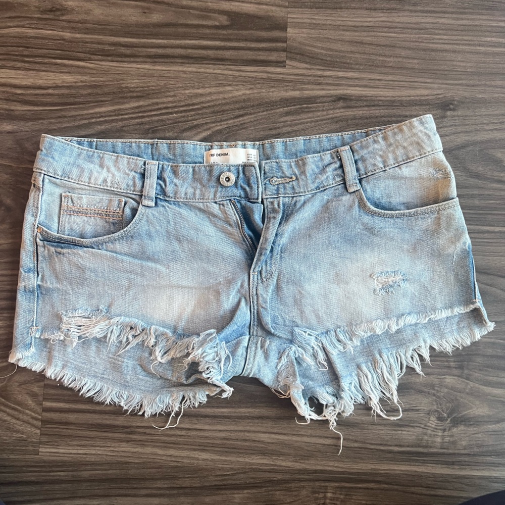 Zara denim shorts